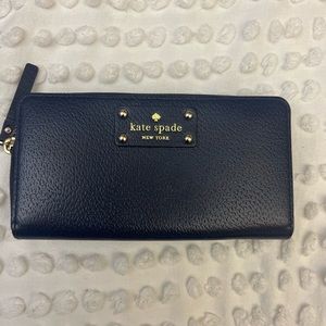 Kate spade large zip around wallet